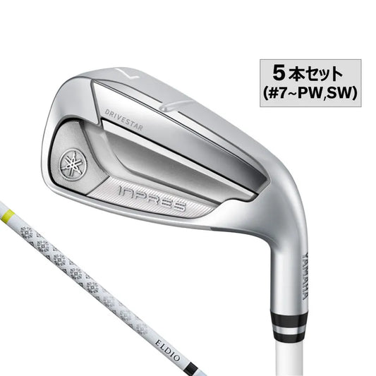 【取寄せ商品】INPRES DRIVESTAR レディースアイアン ELDIO for Yamaha TM-325i 5本セット（#7～PW,SW）