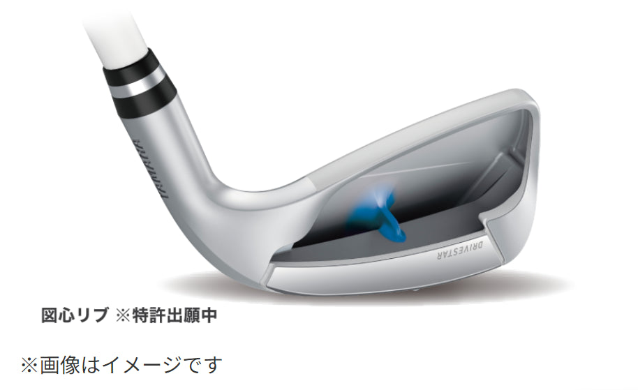 【取寄せ商品】INPRES DRIVESTAR レディースアイアン ELDIO for Yamaha TM-325i 単品（#6,AW）