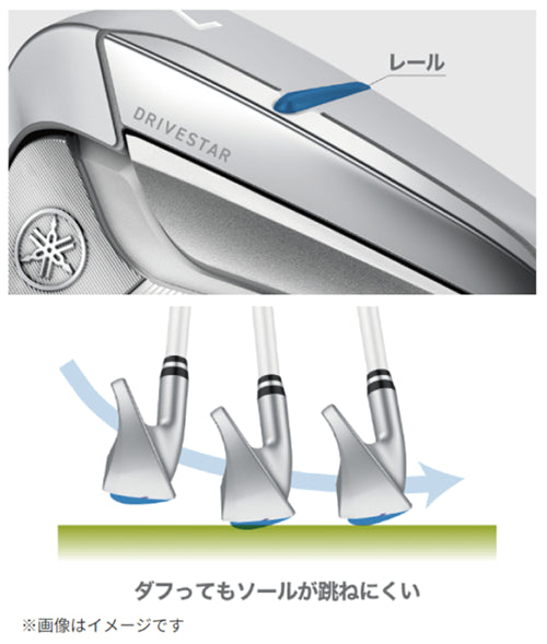 【取寄せ商品】INPRES DRIVESTAR レディースアイアン ELDIO for Yamaha TM-325i 単品（#6,AW）